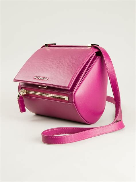 givenchy pandora hot pink|Givenchy Pandora crossbody.